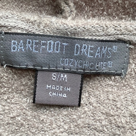 Barefoot Dreams Chic Lite Gray Bamboo Ombre Cardigan S/M - Picture 8 of 9